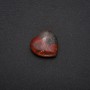 Jasper Souvenir Stone in Heart Shape 30x30x10(+/-)mm