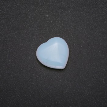 Moonstone Souvenir Stone Heart Shape 30x30x10(+/-)mm