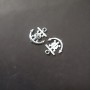 Anchor Pendant Finding, 19x22mm, pack of 20g +/-15pcs
