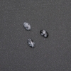 Snowflake Obsidian "Apache Tears" Cabochon Stone 8x5mm