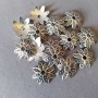 Findings Cord End 0.8x13(+/-)mm, Pack 20g +/-20pcs, Metal Color Silver