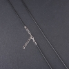 Price per Pack/10pcs Waxed Cord for Pendants, Diameter 2.5mm, Length 45cm, Black