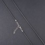 Price per Pack /10 pcs. Waxed Pendant Cord, Diameter 2.5mm, Length 60cm, Black