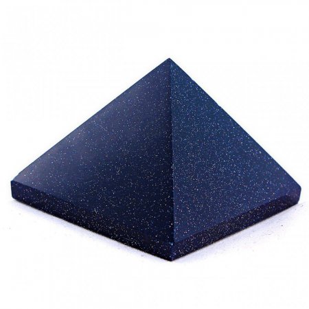 Pyramid Souvenir Aventurine (Synthetic) "Cairo Night" Pressed, height (+-)37mm, length (+-)30mm