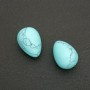 Souvenir Egg Turquoise Stone (+-)30x20mm
