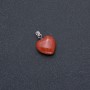 Heart Pendant Natural Stone Aventurine "Golden Sand" 14x14x22mm (+-)