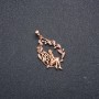 Xuping Pendant, 18k Gold Plating with White Rhinestones, 37x31x20mm +
