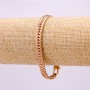 Xuping 18K Gold Plated Bracelet, length 19 cm, thickness 6mm+
