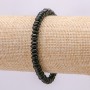 Bracelet with natural AGATE stone, disc 6x3mm, 18cm circumference +