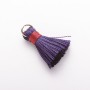 Craft Blank Mini Tassel with Ring "Silk", 2cm Length, 5mm Diameter, Price per 1 pc