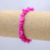 Natural Toned Quartz Stone Bracelet, chip-7mm+/-, length 18cm