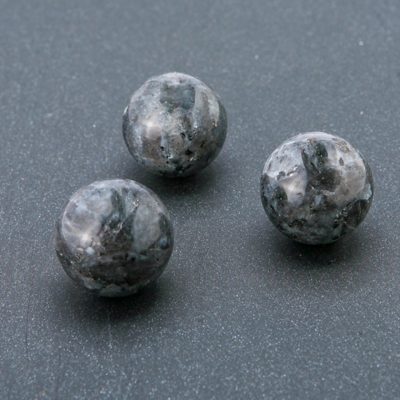Natural Labradorite Stone Souvenir Sphere, 20mm+ Diameter