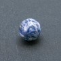 Natural Stone Sodalite Souvenir Sphere, 20mm+ Diameter