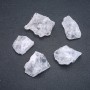 Natural processed souvenir stone faceted Mountain crystal ~ 14-37×10-26mm+- (per 100g+-)