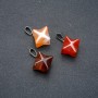 Carnelian Merkaba Pendant 10x10mm