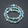 Larimar Natural Stone Tumbled Beads on a Strand, 9x10mm +/-, 39cm Length