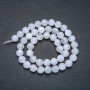 Adularia Natural Stone Smooth Round Beads on a Strand, 8mm Diameter +/-, 39cm Length