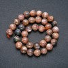 Selenite Natural Stone Smooth Round Beads on a Strand, 10.5mm Diameter +/-, 39cm Length