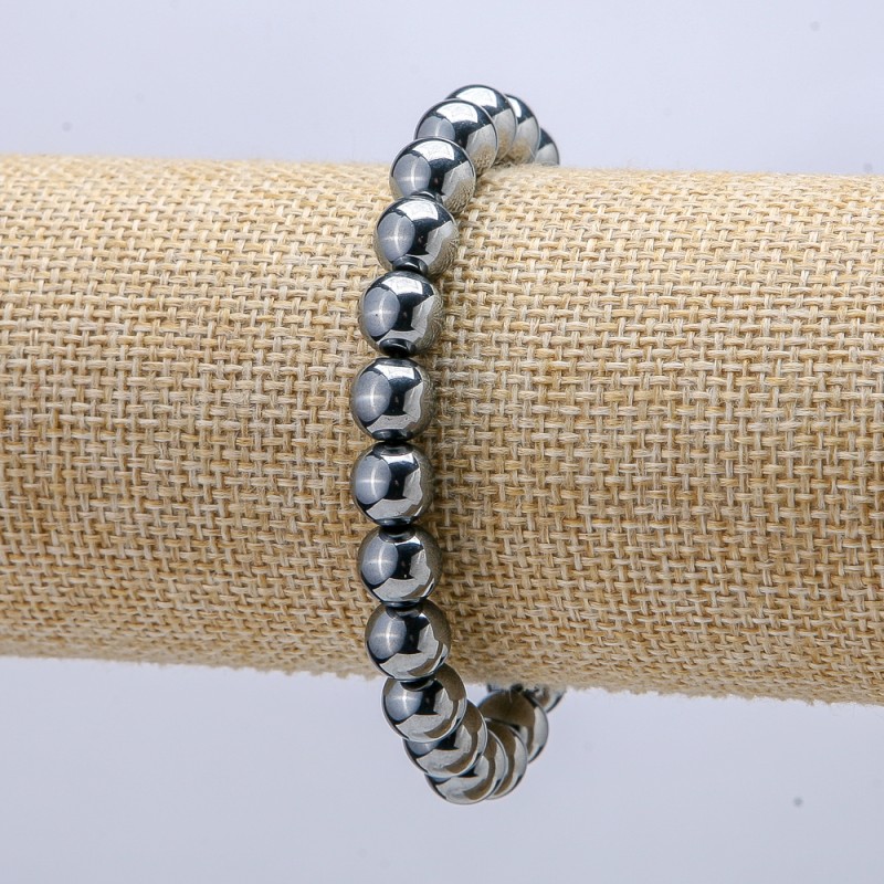 Terahertz Bracelet on Elastic Band, diameter 8mm, length 18cm+