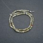Natural Labradorite Faceted Rondelle Beads Strand, 4x2.5mm Diameter, 39cm Length +