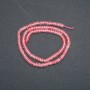 Natural Chalcedony Faceted Rondelle Beads Strand, 4x2.5mm Diameter, 39cm Length +
