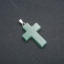 Cross Pendant, Jade 50x28mm