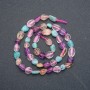 Assorted Tumbled Stone Beads, Diameter 10x7mm, Length 39cm +