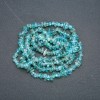 Crystal Beads on Thread Tinted Chips, Diameter 7x3mm, Length 86cm +