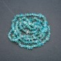 Crystal Beads on Thread Tinted Chips, Diameter 7x3mm, Length 86cm +