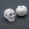 Bead Skull Natural Cacholong 25x19mm +
