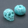 Skull Bead Turquoise (Imitation) 25x19mm +