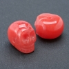 Bead Skull Natural Chalcedony 25x19mm +