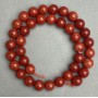 Red Jasper Beads (single) smooth round, 10mm diameter, 38cm string +