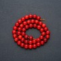Red Jasper Beads (imitation), diameter 8mm, length 37cm +