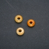 Pandora-Style Natural Citrine Stone Bead 14x7mm, Hole Diameter 5.5mm+