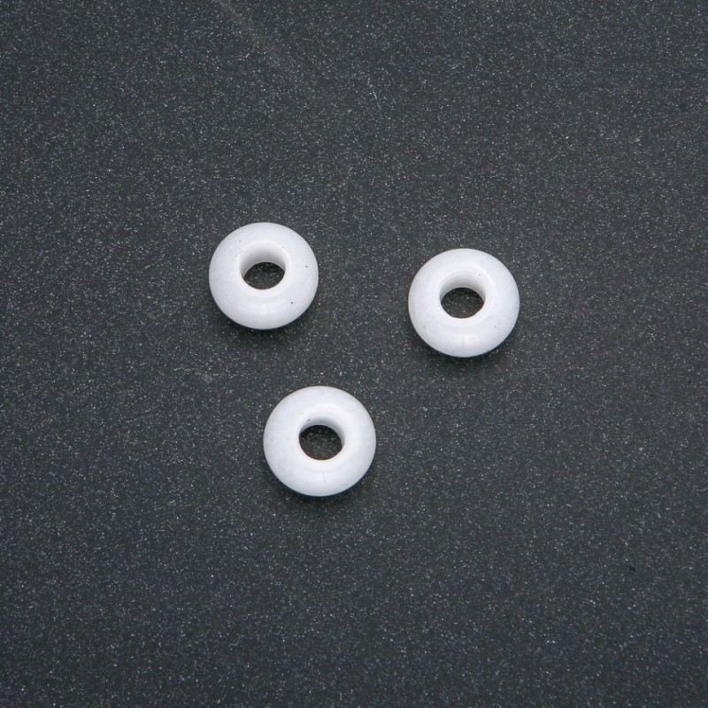Pandora Bead Natural Stone Quartz 14x7mm, hole diameter 5.5mm+