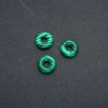 Pandora-Style Malachite Bead (Pressed) 15x5mm, Hole Diameter 5mm+
