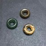 Pandora Bead Natural Stone Green Jasper 15x4mm, hole diameter 5mm+