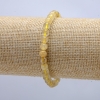 Rutilated Quartz Bracelet on Elastic Cord, Smooth Round Bead, diameter 6mm +/-, circumference 18cm+