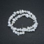 Beads on a Thread Natural Mother-of-Pearl Chips, diameter 8x7mm, length 39 +