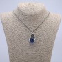 "Ball in Paw" Pendant 42x22mm on Chain, Length 70cm +/- Silver-Tone Metal