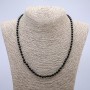 Natural Shungite Stone Beads, Smooth Round, 4-5mm+/- Diameter, 45cm+ Length