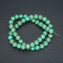 Imperial Jasper Beads, Green (Pressed), Smooth Round 8mm +/-, 40cm Strand +
