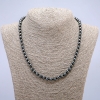 Hematite Necklace, Smooth Round Beads, Diameter 6mm+/-, Length 48cm+
