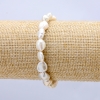 Natural Freshwater Pearl Elastic Bracelet, Diameter 8mm+