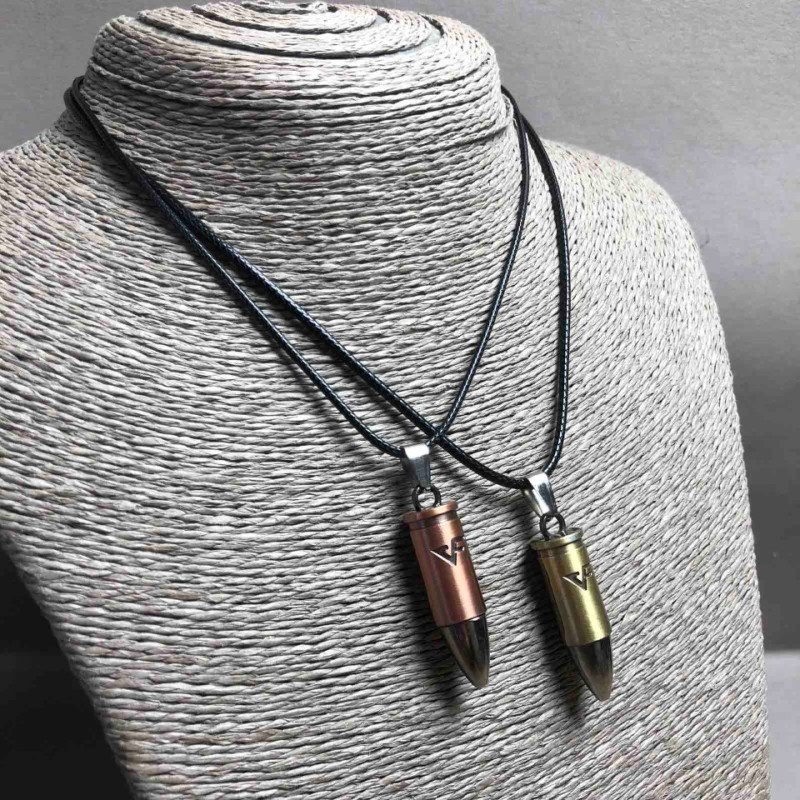 Matching Ball Pendants, Gold-Tone and Bronze Metal, 45x10mm+/-, Length 45-50cm