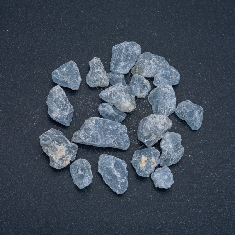 Natural Raw Aquamarine Tumbled Stone Souvenir (price per 100g)