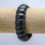 Elastic Bracelet with Natural Aventurine Stone, smooth link 20x12mm+