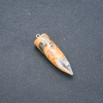 Pendulum Ball Pendant made of Agate 13x40x45mm (+-)