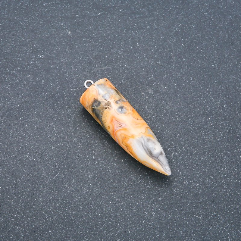 Pendulum Ball Pendant made of Agate 13x40x45mm (+-)